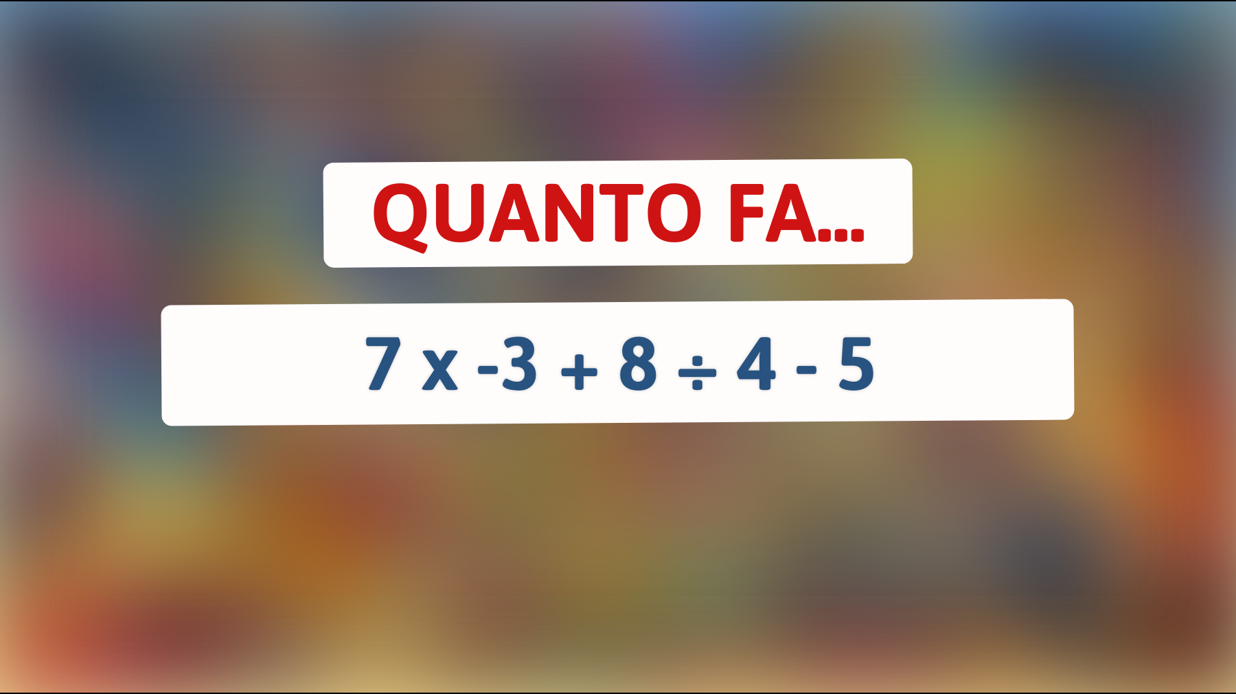 Scopri il segreto che solo il 1% delle menti più brillanti riesce a risolvere: sei abbastanza geniale per farlo?"