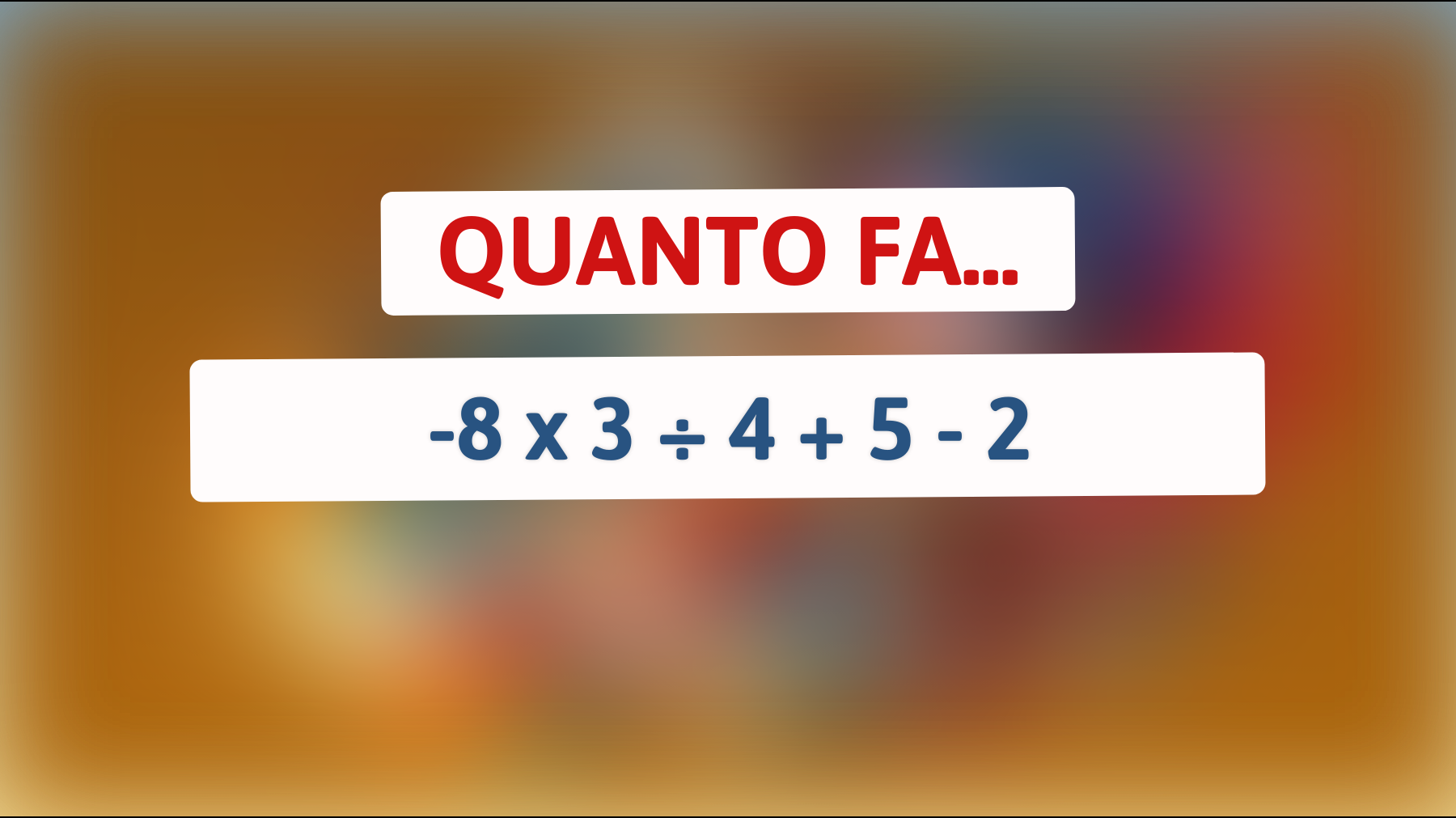 Solo i veri geni possono risolvere questo enigma matematico: mettiti alla prova ora!"